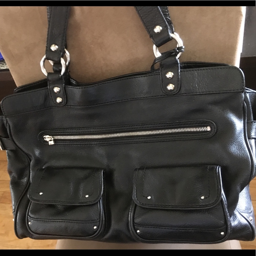 Banana Republic leather tote bag
